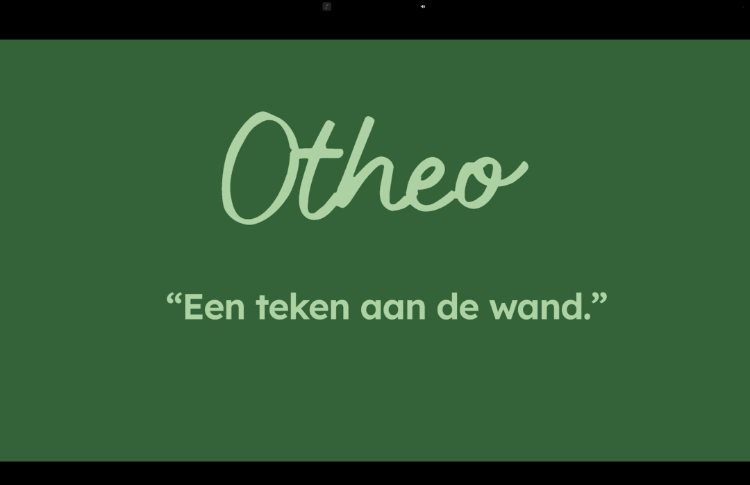 Een teken aan de wand | Otheo